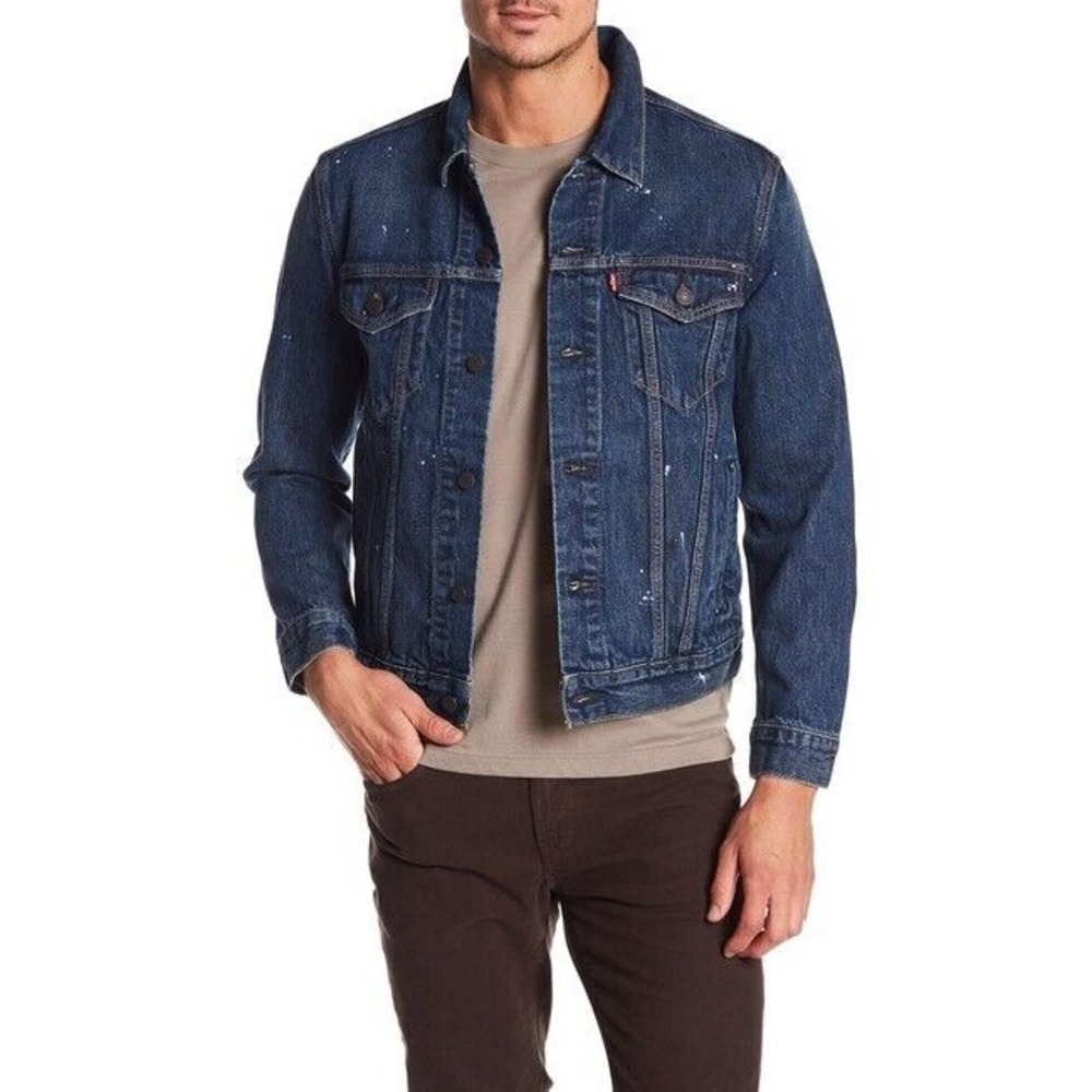 Levi's Levi Men's The Trucker Denim Jacket BASTOW TRUCKER Size‎ Medium M
